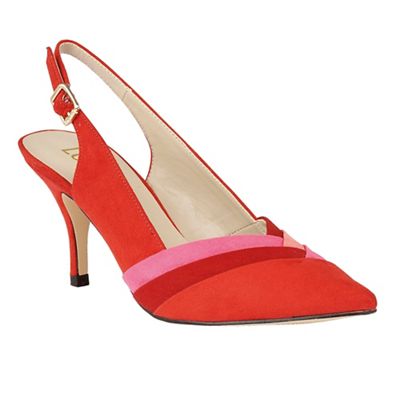 Red 'Dulina' sling back courts